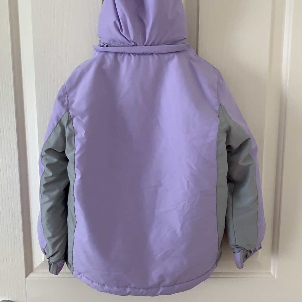 CHUTE | Purple hooded winter cosy snow jacket - Picture 6 of 9